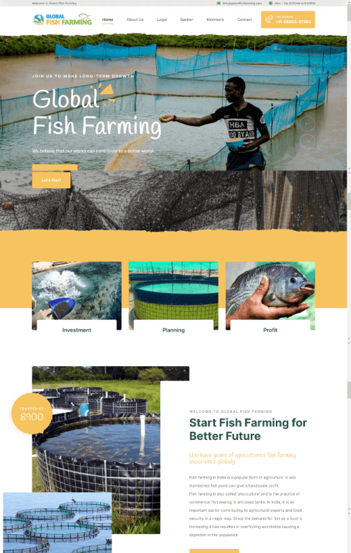 GLOBAL FISH FARMING
