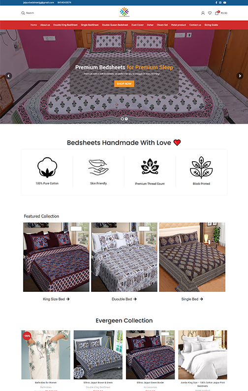 Jaipur Bedsheet